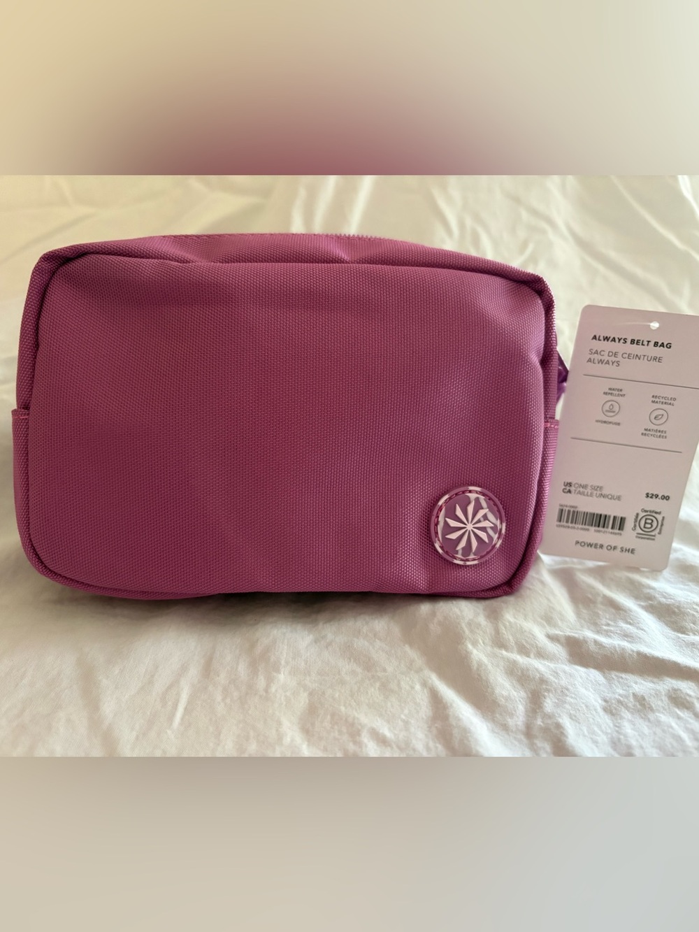 Athleta Always Belt Bag in Orchid
